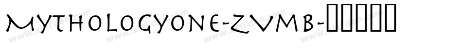 MythologyOne-ZVmB字体转换