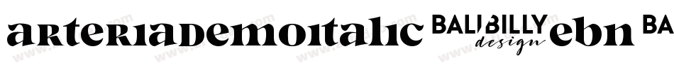 ArteriaDemoItalic-eBn6字体转换