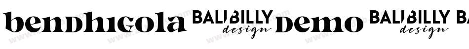 Bendhigola-DEMO字体转换