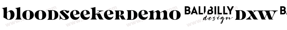 BloodseekerDemo-DxW1字体转换