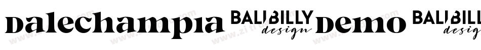 Dalechampia-DEMO字体转换
