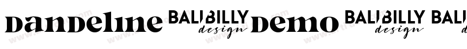 Dandeline-Demo字体转换 Dandeline-Demo字体转换