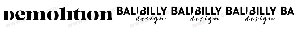 Demolition字体转换