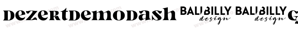 DezertDemoDash-1Gj6Z字体转换