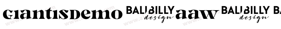 GiantisDemo-AaW7字体转换