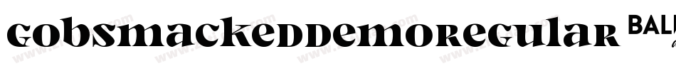 GobsmackedDemoRegular-JRmwE字体转换