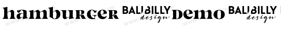 Hamburger-DEMO字体转换