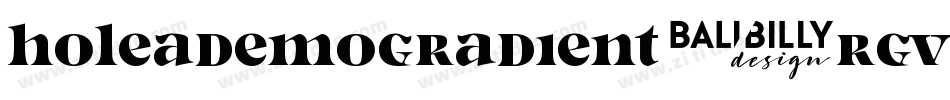 HoleaDemoGradient-rgvqx字体转换
