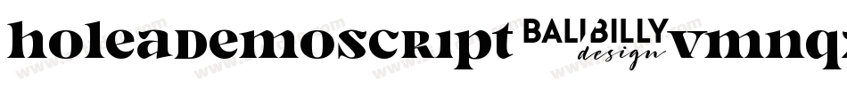 HoleaDemoScript-vmnqZ字体转换