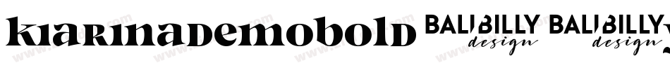 KiarinaDemoBold-6YRBM字体转换