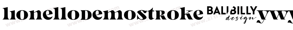 LionelloDemoStroke-ywYqd字体转换