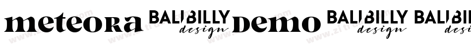 Meteora-DEMO字体转换