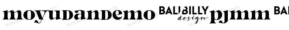 MoyudanDemo-Pjmm字体转换