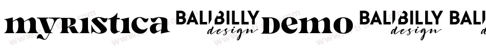 Myristica-DEMO字体转换