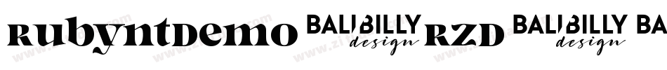 RubyntDemo-RzD6字体转换