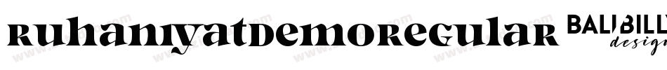 RuhaniyatDemoRegular-0Pdo字体转换
