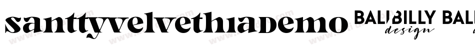 SanttyVelvethiaDemo字体转换