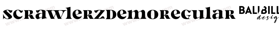 ScrawlerzDemoRegular-92d0字体转换