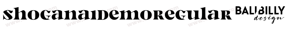 ShoganaiDemoRegular-7BBRV字体转换 ShoganaiDemoRegular-7BBRV字体转换