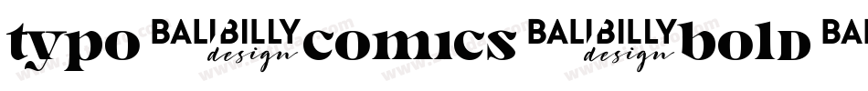TYPO-COMICS-Bold-DEMO字体转换