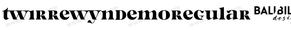 TwirrewynDemoRegular-6rwv字体转换