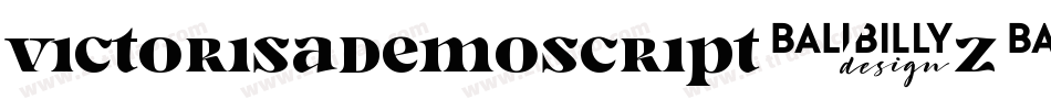VictorisaDemoScript-z8rqw字体转换 VictorisaDemoScript-z8rqw字体转换