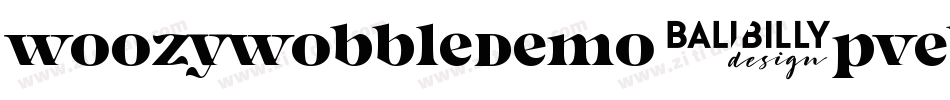 WoozyWobbleDemo-PvEB字体转换