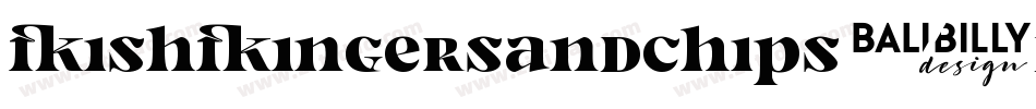 fishfingersandchips-DEMO字体转换