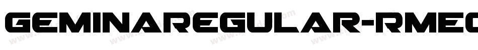 GeminaRegular-RmEo字体转换