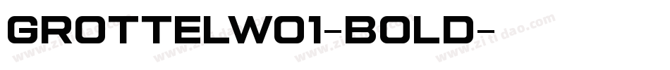 GrottelW01-Bold字体转换