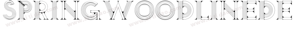SpringwoodLineDemoRegular-ZvA8字体转换 SpringwoodLineDemoRegular-ZvA8字体转换