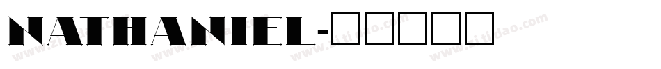 Nathaniel字体转换