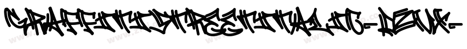GraffitiStreetItalic-dzvX字体转换