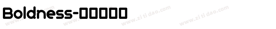 Boldness字体转换