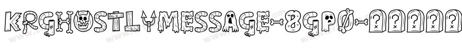 KrGhostlyMessage-8gP0字体转换