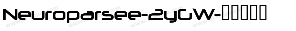 Neuroparsee-2yGW字体转换