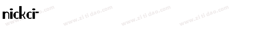 nickci字体转换