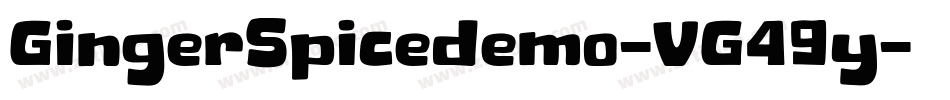 GingerSpicedemo-VG49y字体转换