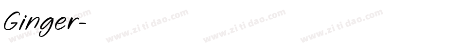 Ginger字体转换
