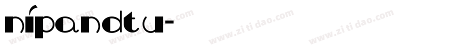 NIPANDTU字体转换