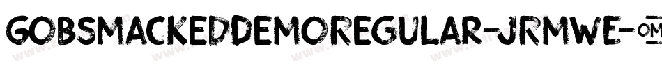GobsmackedDemoRegular-JRmwE字体转换