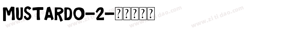 mustardo-2字体转换