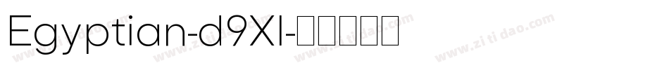 Egyptian-d9Xl字体转换