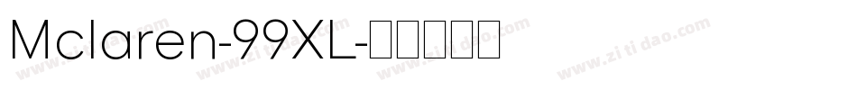 Mclaren-99XL字体转换