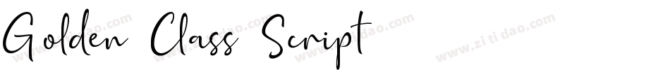 Golden-Class-Script-2字体转换