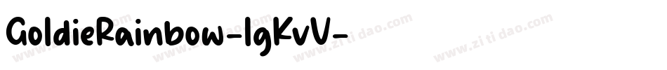 GoldieRainbow-lgKvV字体转换