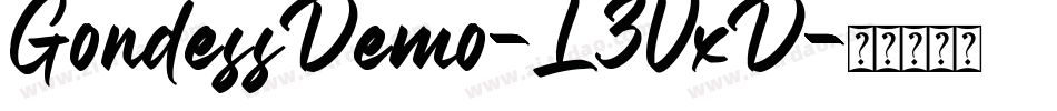 GondessDemo-L3VxD字体转换
