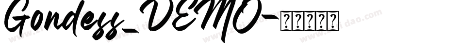 Gondess_DEMO字体转换