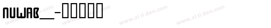 NUWAB___字体转换