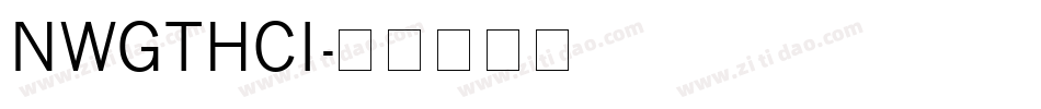 NWGTHCI字体转换